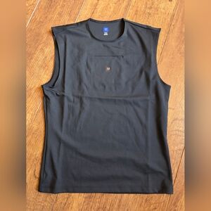 Yeezy YZY x GAP x Balenciaga 29 Sleeveless Second Skin Shirt Black Size Med